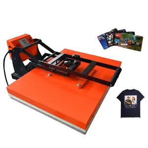 Máquina de prensado en caliente para impresión de camisetas, cordón de gran formato, máquinas de prensado en caliente, 60x80