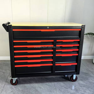 Gabinete <span class=keywords><strong>de</strong></span> Herramientas Móvil con Ruedas y Herramientas Variadas, Cajones con Cerradura para Mecánicos, Almacenamiento Seguro Industrial, Gestión del Espacio - Product Image 4