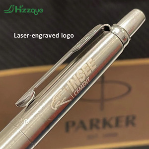 Bolígrafo de metal de plástico con logotipo personalizado, bolígrafo promocional estilístico para estudiantes de negocios, con ancho de escritura de 1,0mm - Product Image 3