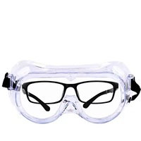 Lunettes de protection 3M 1621AF anti-éclaboussures chimiques, anti-UV, anti-poussière, anti-sable, anti-vent, anti-buée, monture PVC, protection intégrale contre les produits chimiques