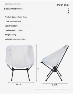 Sillas Plegables para Exteriores, Sillas de Playa y Pesca, Sillas Luna Metálicas Ultraligeras, Venta al Por Mayor - Product Image 6