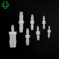 Sambungan Pipa Plastik Bentuk I Ukuran 1/16" hingga 5/8" Grosir, Fitting Pipa Barb 2 Arah, Konektor Tabung Lurus Medis