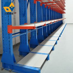 מדפי קנטילבר מפלדה עם זרוע ארוכה, יחידים או כפולים, לאחסון צינורות פלסטיק בעלי קיבולת גבוהה, עם משקלים כבדים. - Product Image 3