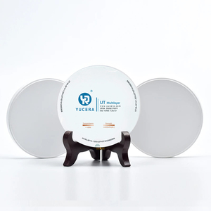 Bloc de zircone multicouche blanc Yucera pour laboratoire dentaire – Fournitures pour couronnes et bridges – Fraisage rapide du zirconium - Product Image 2