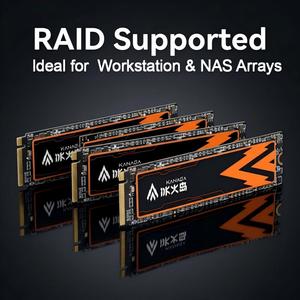 KANAGA Interne SSD M.2 2280 NVMe PCIe 4.0 3D NAND Flashgeheugen 600TBW Endurance voor Workstation, NAS & Lichtserver Toepassingen - Product Image 6