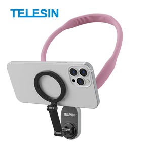 Support de téléphone portable magnétique en silicone TELESIN MNM 001, couleurs personnalisées, accessoires pour support de cou - Product Image 2