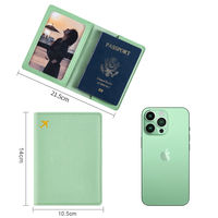 Étui à passeport en cuir promotionnel sac d'identité Logo personnalisable porte-passeport porte-carte étui en cuir de stockage