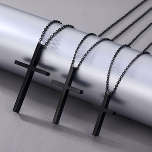 สร้อยคอทองคำรูปกางเขนเปล่า สแตนเลส 316L ราคาส่งถูก - Product Image 5