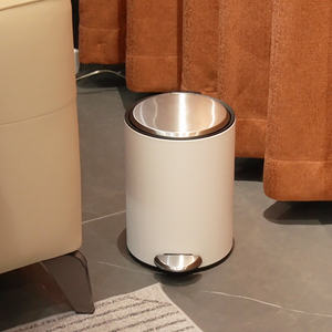 <span class=keywords><strong>Cubo</strong></span> de <span class=keywords><strong>basura</strong></span> de baño redondo de 3L, <span class=keywords><strong>cubo</strong></span> de <span class=keywords><strong>basura</strong></span> de paso pequeño con <span class=keywords><strong>cubo</strong></span> interior extraíble, cesta de <span class=keywords><strong>basura</strong></span> de Metal de cierre suave con <span class=keywords><strong>Pedal</strong></span> - Product Image 5