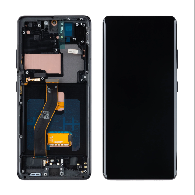SM-G998B G998B/DS Soft OLED Lcd for Samsung S21 Ultra 5G Display Touch Screen Digitizer Panel Assembly for Galaxy S21 Ultra 5G