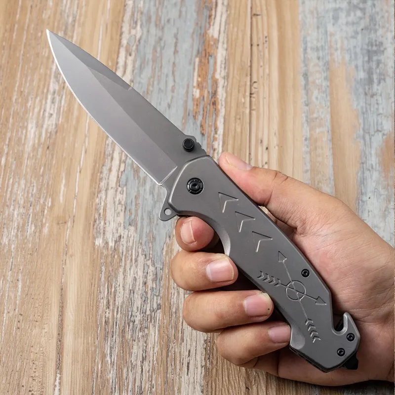 Meilleur prix couteau de survie de poche pliant couteau de camping backcountry en acier inoxydable haute dureté
