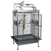 Grande cage pour oiseaux de compagnie, perroquets, extérieur/intérieur, en métal, grand espace, maison d'élevage pour oiseaux