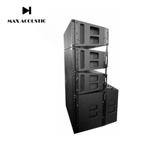Dual 8 "Active Line Array Speaker PA Speaker Box Booster Speaker Subwoofer