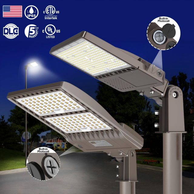 Outdoor LED Waterproof Road & Parking Lot Street Light 200W 400W for ETL Certified Wall Mount IP65 High Landscape Lighting