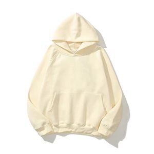 Bán Buôn Tùy Chỉnh Không Có Chuỗi Hoodies Khuyến Mại Quá Khổ 100% Polyester Pháp Terry Heavyweight Trống Áo Thun Áo - Product Image 3