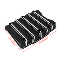 Couvre-culbuteurs Twin Cam CNC Noir Blanc pour Harley Dyna Wide Glide 1999-2017 Touring Softail Road Electra Glide FLHR