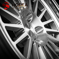 Jantes en alliage forgé sur mesure en 2 pièces pour véhicules JDM Toyota Nissan Honda, tuning rétro, lèvre brossée et polie pour BMW Mercedes Audi