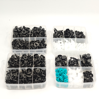 Boîte de 845 attaches universelles pour voiture, rivets et attaches à pression en PP pour garde-boue et plafond de voiture
