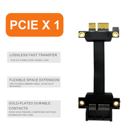 Alta Velocidad 180 °   Cable de extensión PCIE 4.0 X1 para tarjetas WiFi de portátiles/escritorio, adaptadores M.2, accesorios de computadora