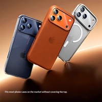 Protection d'objectif d'appareil photo pour iPhone 17 18 Pro Max en verre trempé anti-reflet AR, avec base métallique transparente et design Eagle Eye Armor