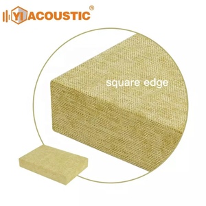 Panneaux acoustiques en fibre <span class=keywords><strong>de</strong></span> verre enveloppés <span class=keywords><strong>de</strong></span> tissu noir/gris pour réduire l'écho/la réverbération, panneaux acoustiques en tissu pour studio, cinéma, église - Product Image 5