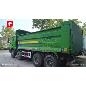 Camión volquete <span class=keywords><strong>de</strong></span> <span class=keywords><strong>segunda</strong></span> <span class=keywords><strong>mano</strong></span> Sinotruk HOWO 8x4 en forma <span class=keywords><strong>de</strong></span> U, camión volquete <span class=keywords><strong>de</strong></span> elevación frontal 351-450hp <span class=keywords><strong>para</strong></span> Transporte minero - Product Image 2