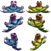 Nouveauté : Figurines Artisanales de Vieil Homme Méditant et Grenouille – Décorations Artisanales pour la Maison, le Jardin et l'Extérieur