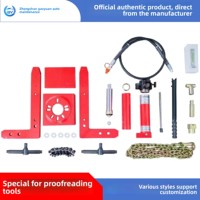 Dispositif de correction d'inclinaison à 4 disques universel, correcteur de carrossage non amovible pour alignement quatre roues, marque Soaring High, en métal doré
