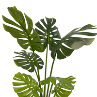 Real Touch Feuilles Naturel Artificielle Monstera Plante Verdure D'intérieur Faux Simulation pour Bureau Salon Turtleback Plant