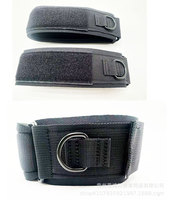 Bande de Résistance Élastique pour Entraînement des Cuisses en Adulte, avec Sangle de Cheville et Protection des Cuisses en Matériau SBR, à Verrouillage Inversé Transfrontalier