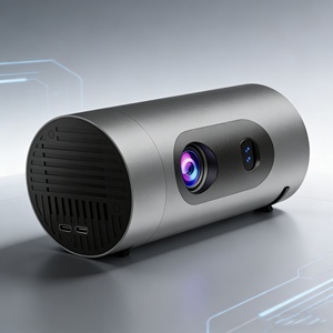 Mini Proyector Q8 con Decodificación de Video 4K, Proyector con Altavoz Integrado de 5W, H727 Android 14, 300 ANSI de Alto Brillo - Product Image 1