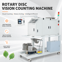 Machine de comptage optique multi-stations à disque rotatif de haute précision pour quincaillerie et bonbons gélifiés