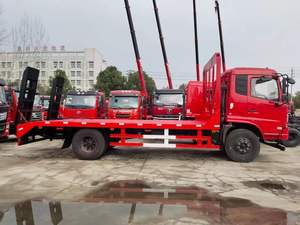 Camion plateau Dongfeng 4X2, Camion de transport de machines de construction Dongfeng 4X2, Porte-chargeurs à plateau Dongfeng 4X2, Dongfeng 4x2 plateau - Product Image 2