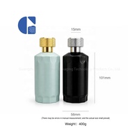 Flacon de parfum en verre facetté de luxe GC, 100 ml, avec bouchon métallique, couleur personnalisée, conteneur vide pour vaporisateur de parfum