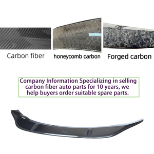 Aileron arrière en fibre de carbone style R pour C-Class W205 C205 Coupé 2 portes 2014-2020 - Product Image 4