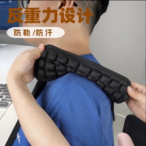 Sac bandoulière large JFT anti-gravité avec coussin de décompression, noir, unisexe, en TPU antidérapant - Product Image 4