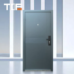 Elegant Double Swing Steel Door - <strong>Baroque</strong> Style Design, High-Grade Stainless Steel Construction - Product Image 2