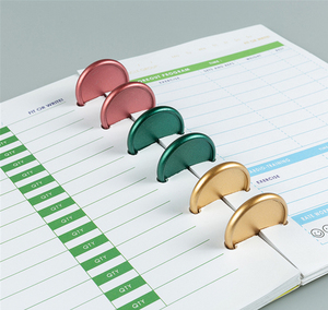 19/28/35Mm Nhựa Mờ Màu Rắn <span class=keywords><strong>S</strong></span> Disbound Máy Tính Xách Tay Nấm Lỗ Kế Hoạch Thư Mục Ràng Buộc Đĩa Cho Máy Tính Xách Tay - Product Image 2