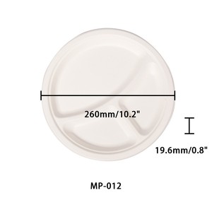 Disposable <b>Lunch</b> <b>Box</b> 231mm Biodegradable Food Grade MH-015 - Product Image 2