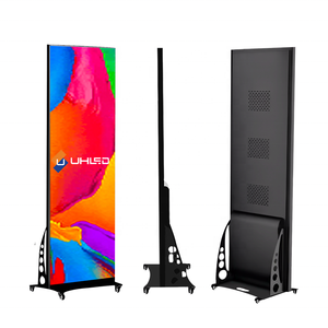 Écran d'affichage LED mobile d'intérieur UHLED P2.5 4G WIFI écran d'affichage vidéo LED publicitaire sans fil polychrome HD - Product Image 1