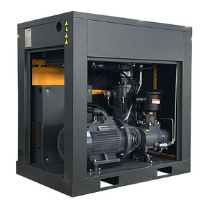 Compressore d'aria a vite PM VSD da 15kW, stazionario, 8-10 Bar, 2,25 M/min, IP55, a trasmissione diretta, compatto, industriale - Product Image 4