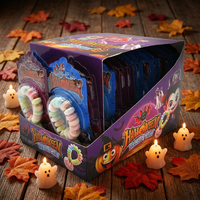 Bonbons Halal en Gros, Comprimés Fruités Multicolores, Bonbons Sucrés en Forme de Bracelet, Emballage Boîte