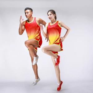 Đồ thể thao phù hợp cho cả nam và nữ-Áo thể thao điền kinh và điền kinh cho vận động viên-bộ đồng phục điền kinh không tay - Product Image 1