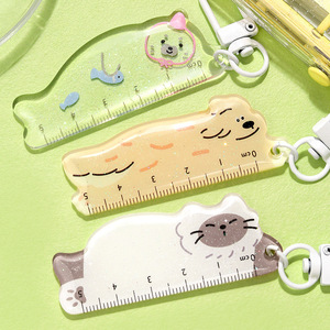 Llavero colgante de acrílico personalizado al por mayor con diseño de animal de dibujos animados, bonito, decorativo, recuerdo, herramienta pequeña para diario personal - Product Image 1