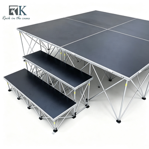 Kit de scène extérieure intelligent en aluminium durable avec escalier pour mariages et concerts - Product Image 1