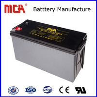 Batterie solaire AGM scellée à décharge profonde haute capacité 12V 200Ah pour bateaux, onduleurs, appareils électroménagers, voiturettes de golf, outils électriques, éclairage