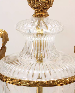 Lampada da tavolo europea di lusso in rame camera da letto da letto di alta qualità lampade e lanterne <span class=keywords><strong>Decorative</strong></span> placcate in argento atmosferico - Product Image 5