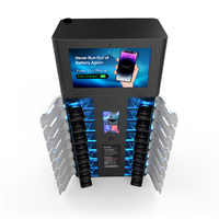 Estación de Carga Rápida para Teléfonos Móviles Y2Power MAX de 16 Compartimentos, Opcional con Soporte de Base Completa y Pantalla Superior