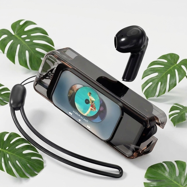 L3 New Products 2026 Noise Reduction Headset Anc Enc  Headphones Touchscreen Tws Earbuds Transparent Wireless Earphone