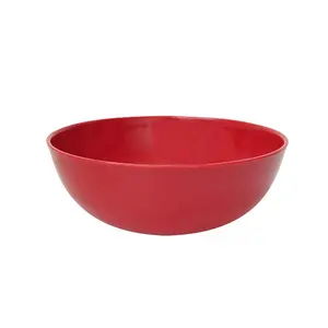 China good price noodle rice tableware plastic red salad serving bowls round melamine bowl serving bowl